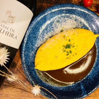 01_トリュフオムレツ 自家製デミグラスソース